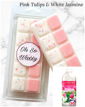 Load image into Gallery viewer, Pink Tulips &amp; White Jasmine (Hinch Lenor) Scented Wax Melts - Snapbar
