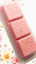 Load image into Gallery viewer, Pink Fizz Scented Wax Melts - Heart Snapbar
