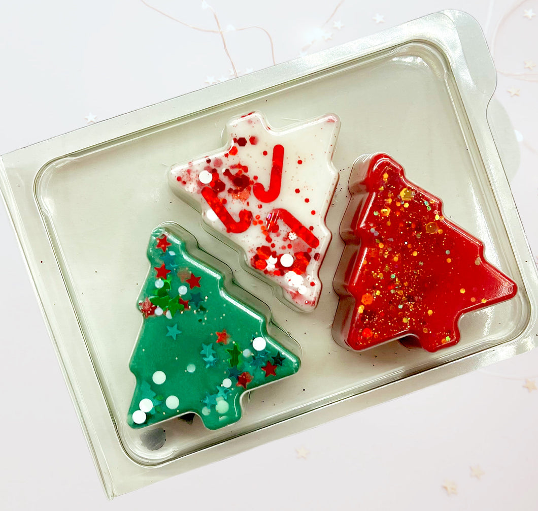 Trio Christmas Tree Collection Scented Wax Melts